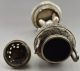 Collectible Decorated Old Handwork Tibet Silver Buddha Hold Ball Incense Incense Burners photo 1