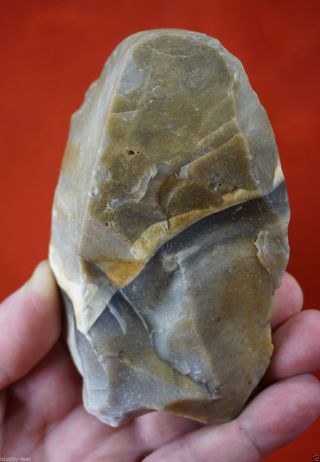 Mousterian Thick Bout Coupè Hand Axe 60 - 40k,  J18 photo