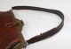 Antique 1915 Nocona Bags Arts & Crafts Era Tooled Leather Bag Purse Victorian photo 10