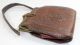Antique 1915 Nocona Bags Arts & Crafts Era Tooled Leather Bag Purse Victorian photo 7