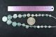 Ancient Roman Glass Beads 1 Medium Strand Aqua And Green 100 - 200 Bc Rm7 Roman photo 7