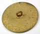 Antique French Enamel Button Hand Painted Flowers W/ Fancy Champleve Border Buttons photo 1