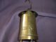 Antique Coal Miners Hanging Oil Lantern Brass Mining Oil Safety Lamp Am690 Mining photo 11