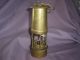 Antique Coal Miners Hanging Oil Lantern Brass Mining Oil Safety Lamp Am690 Mining photo 2