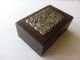 Wooden Box Thai Handcraft Elephant Name Card Holder Vintage Jewelry Trinket Case Boxes photo 1