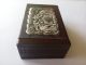 Wooden Box Thai Handcraft Elephant Name Card Holder Vintage Jewelry Trinket Case Boxes photo 3