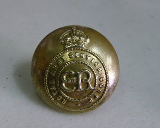 1936 Edward Viii Rasc Royal Army Service Corps 25mm Brass Coat Button No Maker photo