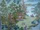 Chinese Famille Rose Porcelain Plaque With Landscape Scene Vases photo 1