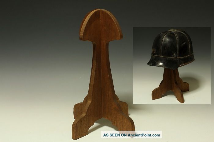 Japan Antique Edo Kabuto Stand Jingasa Do Yoroi Tsuba Koshirae Armor Samurai Armor photo