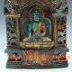 Old Tibet Tibetan Turquoise Buddha Statue Other Antique Chinese Statues photo 1