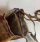 Antique Native American Sioux Beaded Leather Pipe Bag Flag Design Native American photo 3