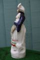Mid 19thc Staffordshire Female Figurine & Child In Tartan Blanket C1860s Figurines photo 5