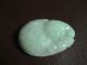 Green White Natural A Ice Jade Jadeite Hand - Carved Ruyi Cloud Pendant 6261205 Necklaces & Pendants photo 3
