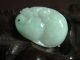 Green White Natural A Ice Jade Jadeite Hand - Carved Ruyi Cloud Pendant 6261205 Necklaces & Pendants photo 5