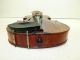 Antique/vintage Full Size 4/4 Scale Strad Conservatory Violin W/ Old Bow & Case String photo 7