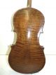 Antique Very Old 1pc Curly Maple Back Full Size 4/4 Scale Unique Violin & 2 Bows String photo 4