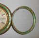 Antique 8 Day Waterbury Nautical Ship Clock Lever Wood Back 1860s Date Clocks photo 7
