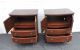 Tall Mahogany Inlay Large Nightstands End Tables Small Dressers 7654 1900-1950 photo 4