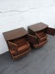 Tall Mahogany Inlay Large Nightstands End Tables Small Dressers 7654 1900-1950 photo 5