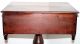 Antique 1830 ' S 1 Drawer Dovetail Stand.  Opalescent Sandwich Glass Pulls 1800-1899 photo 9
