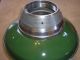 1940s Crouse Hinds Explosion Proof Industrial Light Fixture Green Porcelain Chandeliers, Fixtures, Sconces photo 7