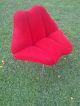 Mid Century Modern Chrome Chair Red Lips - Chrome Steel Legs Rare - Fabulous Mid-Century Modernism photo 1