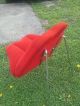 Mid Century Modern Chrome Chair Red Lips - Chrome Steel Legs Rare - Fabulous Mid-Century Modernism photo 4