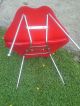 Mid Century Modern Chrome Chair Red Lips - Chrome Steel Legs Rare - Fabulous Mid-Century Modernism photo 6