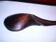 Early Primitive Hand Hewn Carved Wooden Spoon Ladle Kitchen Wood Antique Primitives photo 1