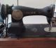 Vintage 1930 ' S Singer Sewing Machine Ae154433 W/ Bent Wood Cover 4 Decoration Sewing Machines photo 2