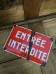 Vintage French Enamel Sign Signs photo 9
