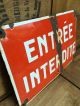 Vintage French Enamel Sign Signs photo 10