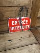 Vintage French Enamel Sign Signs photo 1