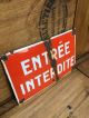Vintage French Enamel Sign Signs photo 2