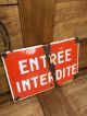 Vintage French Enamel Sign Signs photo 4