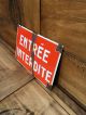 Vintage French Enamel Sign Signs photo 5