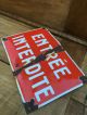 Vintage French Enamel Sign Signs photo 7