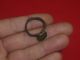 Stuning Byzantine Ancient Artifact Bronze Engraved Simvol Ring Circa 1300 Ad - 20 Greek photo 7
