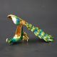 Chinese Exquisite Cloisonne Copper Handwork Inlaid Rhinestone Peacock Statue Other Antique Chinese Statues photo 3