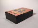 Mottahedeh Italy 1950s Mcm Wood Lidded Box Japanese Enamel Regency Eames Raymor Mid-Century Modernism photo 2
