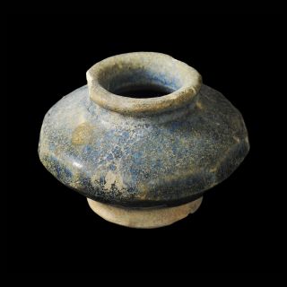 Aphrodite - Ancient Islamic Miniature Glazed Pottery Jar photo
