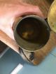 Cape Cod Fire Starter Brass Pot With Pumice Wand Primitive Hearth Ware photo 7