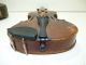 Antique/vintage Full Size 4/4 Scale Unmarked Violin W/ 2 Old Bows & Case String photo 10