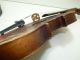 Antique/vintage Full Size 4/4 Scale Unmarked Violin W/ 2 Old Bows & Case String photo 11