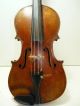 Antique Full Size 4/4 Scale German Strad Violin W/ Old Case & Bow - - Ready To Play String photo 3