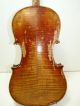 Antique Full Size 4/4 Scale German Strad Violin W/ Old Case & Bow - - Ready To Play String photo 5