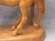 Vintage Wooden Horse Ainu Carving Japan Craftsman’s Name ”秀雄” Carved Figures photo 4