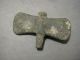 Ancient Roman Bronze Large Bipennis Double Headed Axe Labrys Amulet 2nd - 4th C.  Ad Roman photo 5