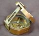 Antique Brass Brunton Compass London 1818 Vintage Compass Compasses photo 1