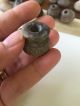 Pre Columbian Ancient Mayan Artifact Pottery Whorl Spindle Bead 5 The Americas photo 3
